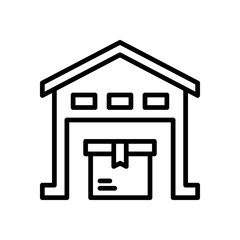 warehouse icon for your website design, logo, app, UI. 