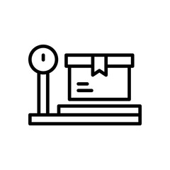 weight scale icon for your website design, logo, app, UI. 