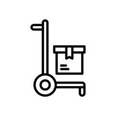 trolley icon for your website design, logo, app, UI. 