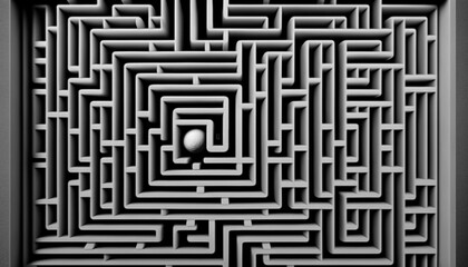 Maze top view background.
