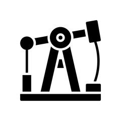 pump jack icon for your website design, logo, app, UI. 