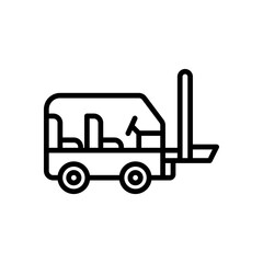 forklift icon for your website design, logo, app, UI. 