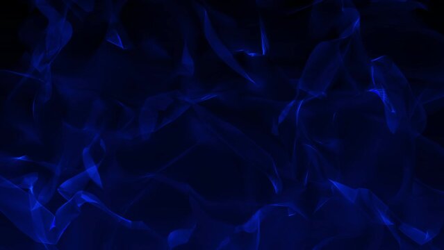 Abstract Design Background_Fractal_Silk_FlowupB_loop_blue