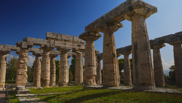 First temple of Hera in Paestum, Italy.