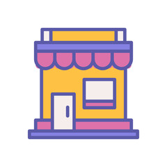 shop icon for your website design, logo, app, UI. 