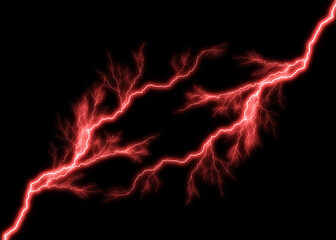 Fototapeta premium Beautiful Lighting Effect thunder lighting 