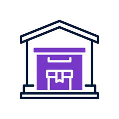 warehouse icon for your website design, logo, app, UI. 