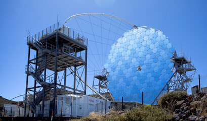 MAGIC Telescope in Canary Island, La Palma.