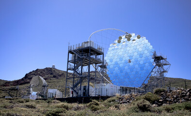 MAGIC Telescope in Canary Island, La Palma.