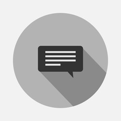 Color image of notification. Vector illustration