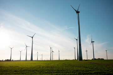 Windkraft Windr&auml;der Erneuerbare Energie
