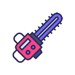 chainsaw icon for your website, mobile, presentation, and logo design.