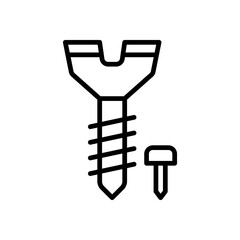 screw icon for your website, mobile, presentation, and logo design.