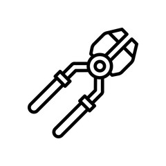 pliers icon for your website, mobile, presentation, and logo design.