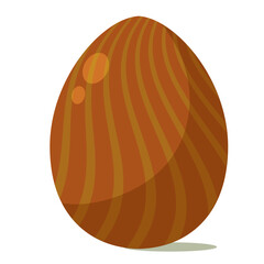 Isolated colored easter egg icon Vector