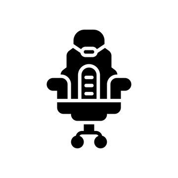 gaming chair icon for your website design, logo, app, UI. 