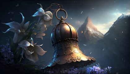 cloche de pâques, généré par IA