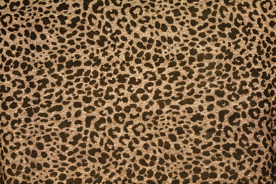 Leopard effect, fabric pattern, Background sample. Jaguar texture. Leopard print pattern. Animal texture fabric background sample. Jaguar skin background.