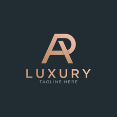 AP logo or PA Logo. luxury Logotype design for company.