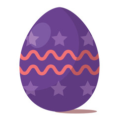 Isolated colored easter egg icon Vector