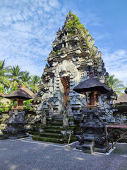 Fototapeta na wymiar Masceti temple gate in Gianyar Bali. Typical Balinese architecture.