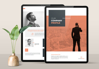 Digital Company Profile Layout