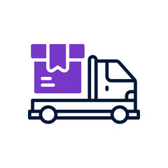 delivery truck icon for your website design, logo, app, UI. 