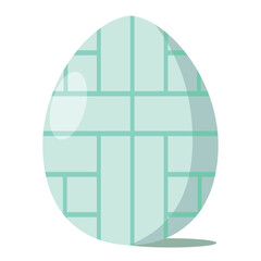 Isolated colored easter egg icon Vector
