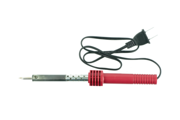 Red soldering iron