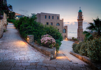 Tel Aviv-Yafo, Al bahar Mosque, evening view