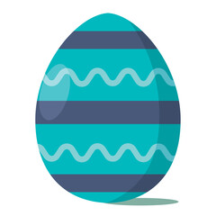 Isolated colored easter egg icon Vector
