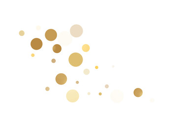 Gold glitter confetti, great design for any purpose. Party decor.