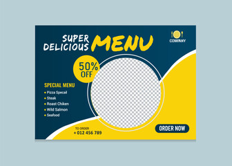 Food Menu Banner Design