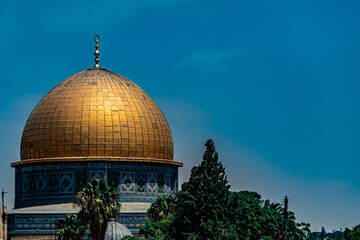 Fototapeta premium Muslim Church on the background of the sky