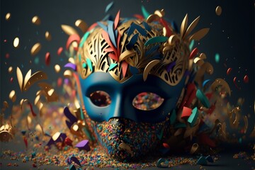 Cultural Diversity in Carnival Masks generated by AI
