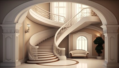 Obraz premium Modern stairs