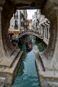 Beautiful Gondola on Venice canals