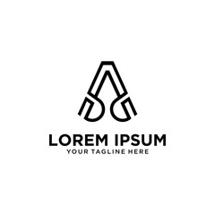 Letter A Logo Design Vector