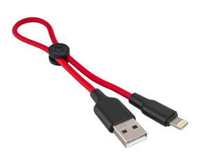 cable with USB connector and Lightning