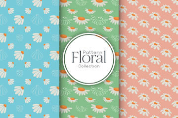 Luxurious pattern with flowers, on a light background