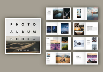 Square Photography Book Layout