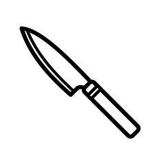 kitchen knife - vector icon