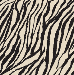 Zebra skin pattern. Seamless animal print design. 