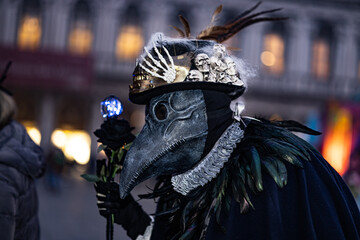 Carnival Night in Venice Italy