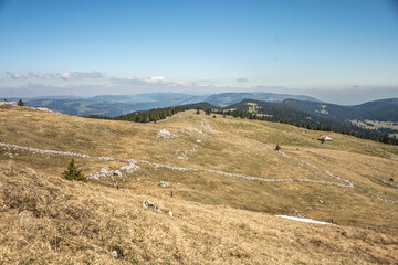 Au Chasseron dans la Région de Sainte-Croix