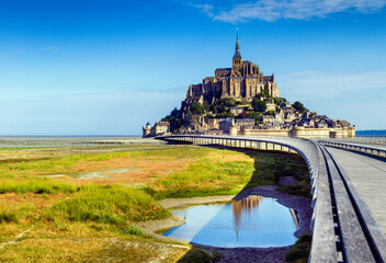 Mont Saint Michel,.Manche.Normany,France