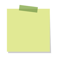 Sticky Note Vector Design