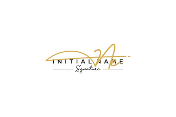 Initial NE signature logo template vector. Hand drawn Calligraphy lettering Vector illustration.