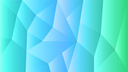 Polygonal light gradient background. Light blue gradient poly pattern. Light geometric triangle background. 
