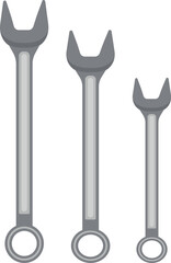 Car repair key set icon cartoon vector. Auto service. Service tuning